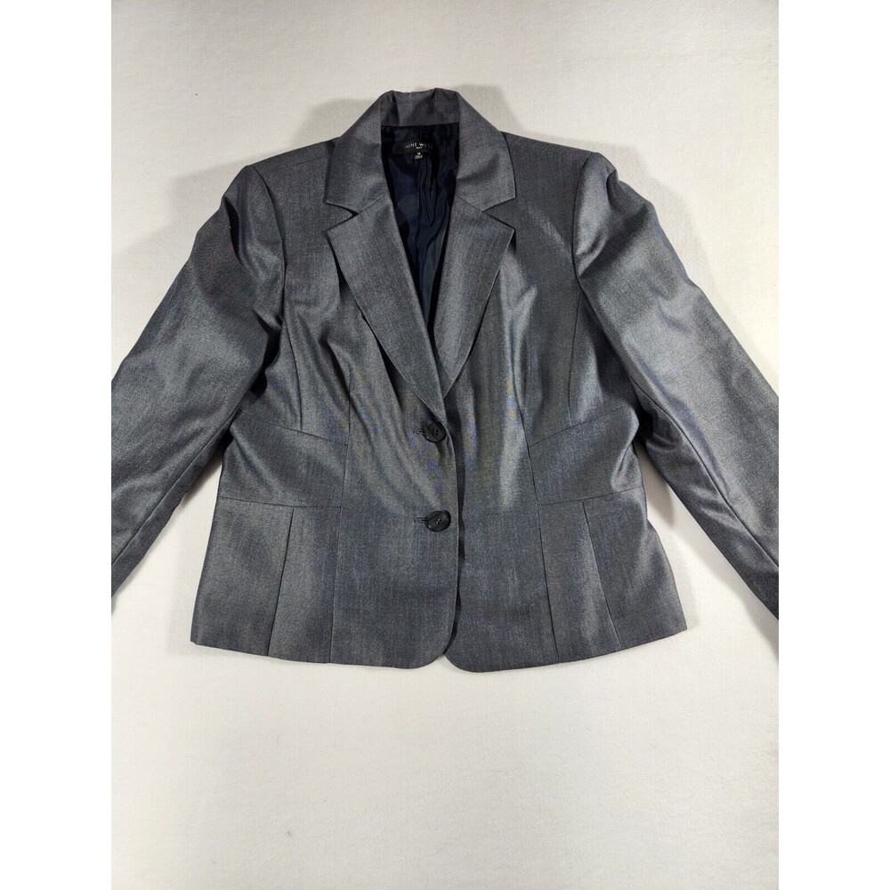 Nine West Black Blazer Women’s Dress Jacket V-Neck Size 18